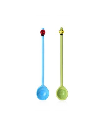 Set 2 lingurite Ladybug, Fruits and Flower - designer Alessandra Baldereschi - ICHENDORF